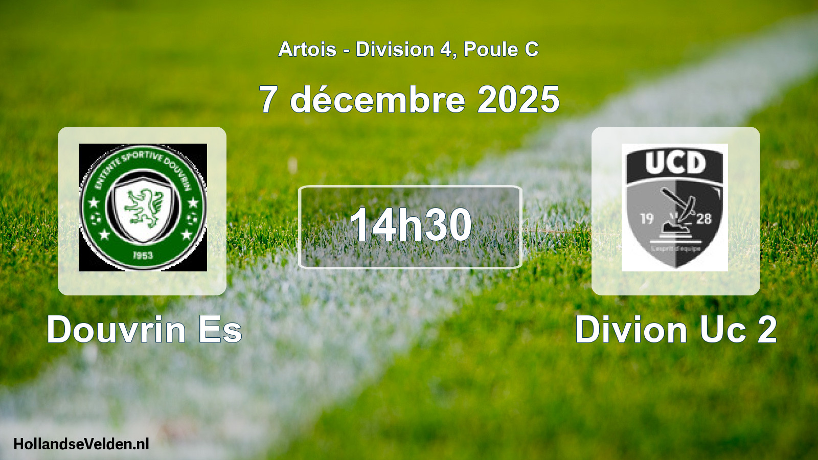 Scheduled Match: Douvrin Es - Divion Uc 2 (7 December 2025)