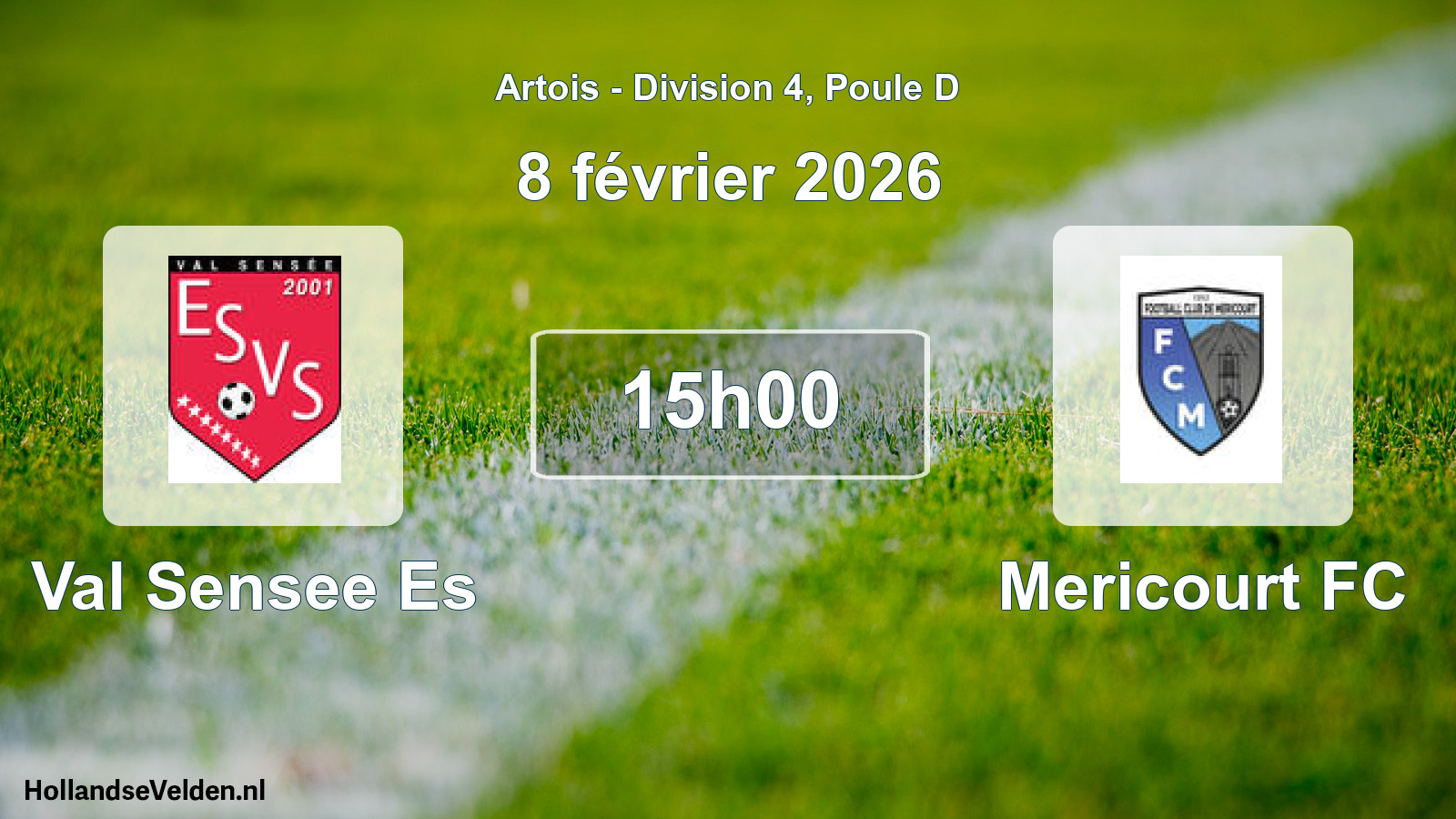 Scheduled Match: Val Sensee Es - Mericourt FC (8 February 2026)