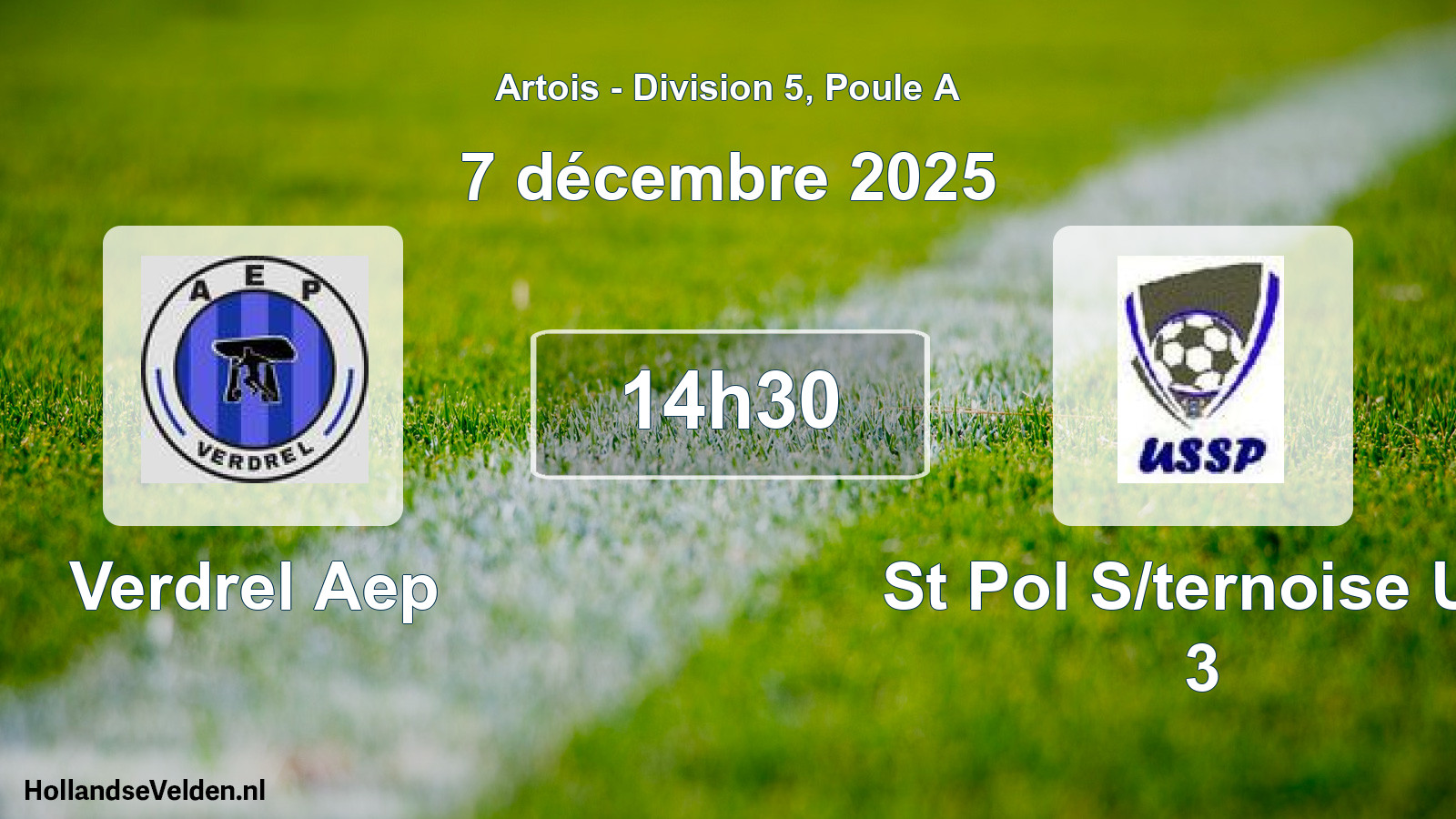 Scheduled Match: Verdrel Aep - St Pol S/ternoise US 3 (7 December 2025)