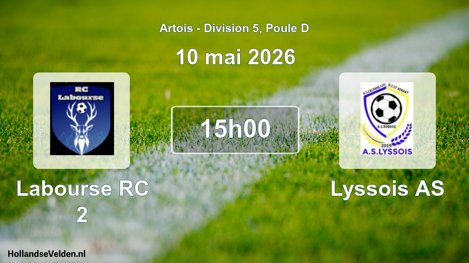Scheduled Match: Labourse RC 2 - Lyssois AS (10 May 2026)