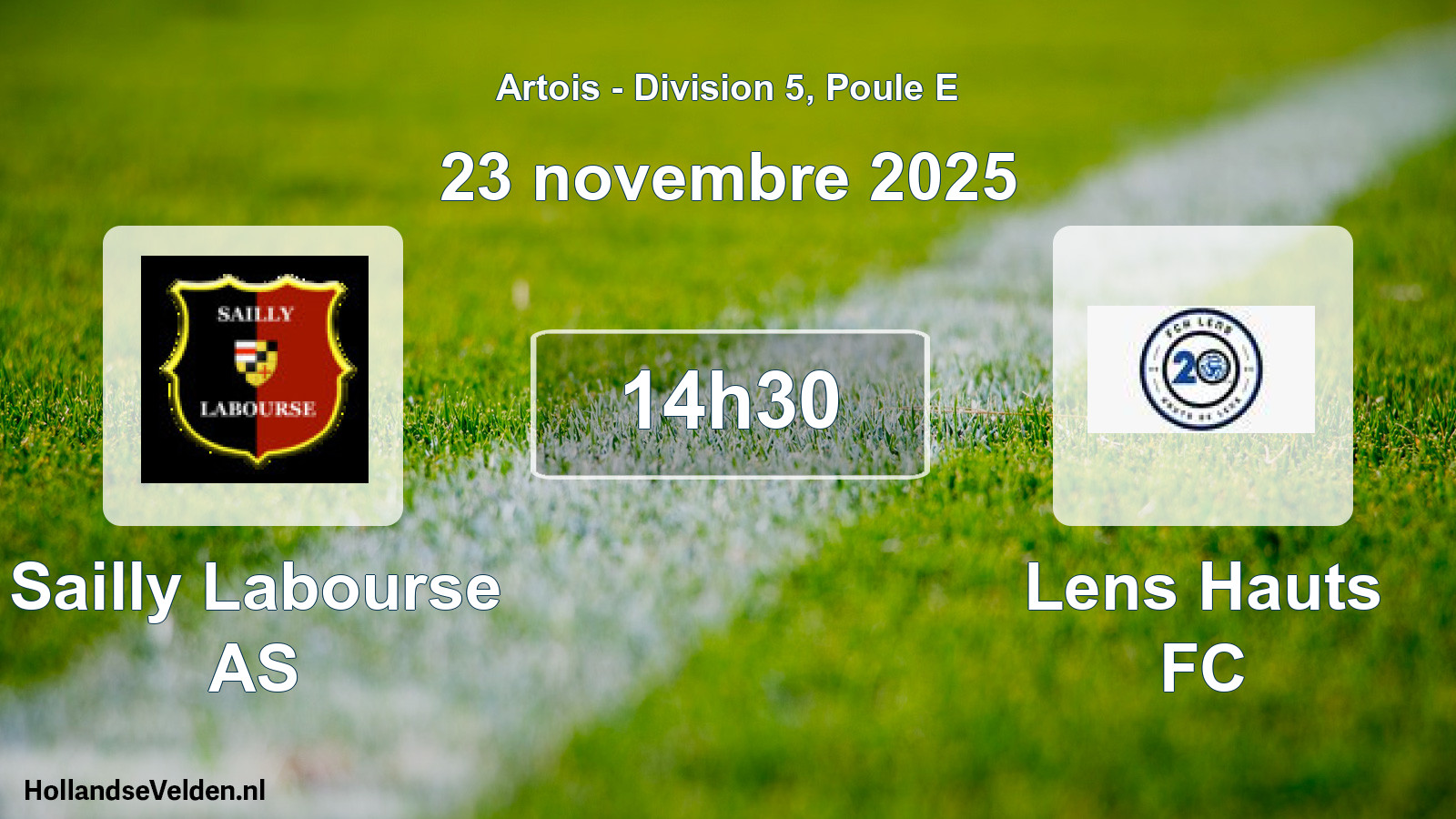 Scheduled Match: Sailly Labourse AS - Lens Hauts FC (23 November 2025)