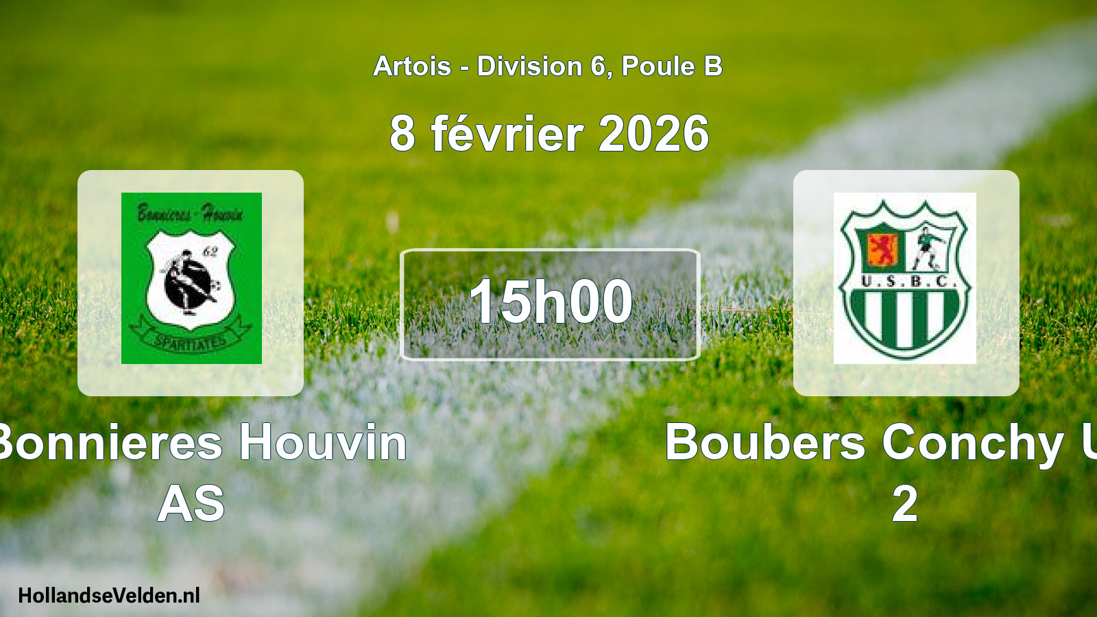 Scheduled Match: Bonnieres Houvin AS - Boubers Conchy US 2 (8 February 2026)
