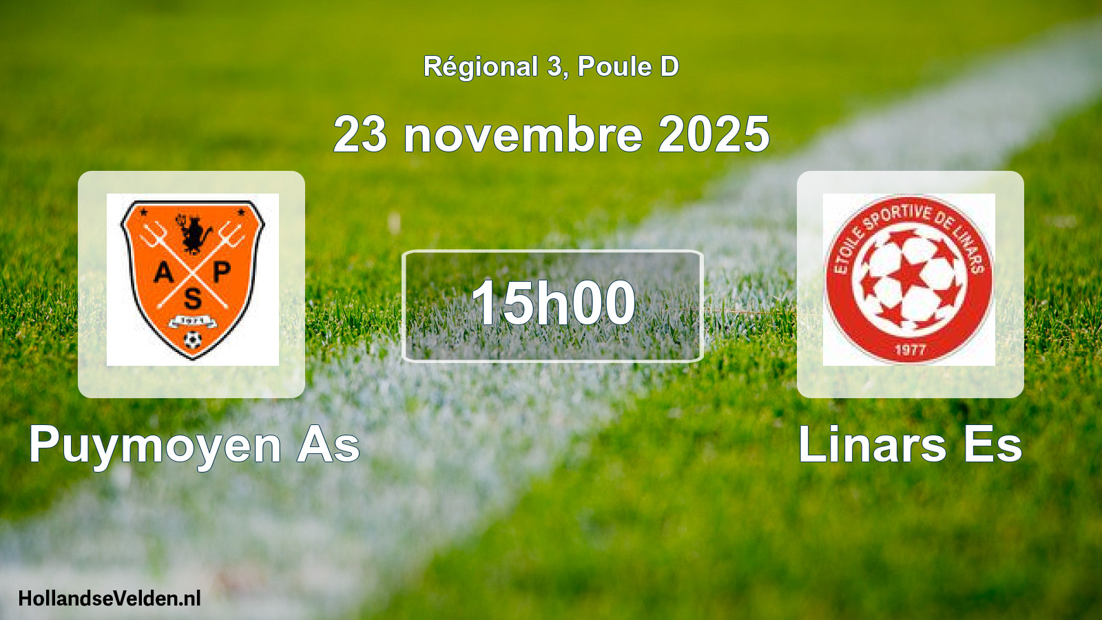 Scheduled Match: Puymoyen As - Linars Es (23 November 2025)