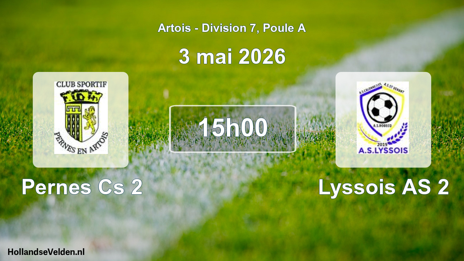 Scheduled Match: Pernes Cs 2 - Lyssois AS 2 (3 May 2026)
