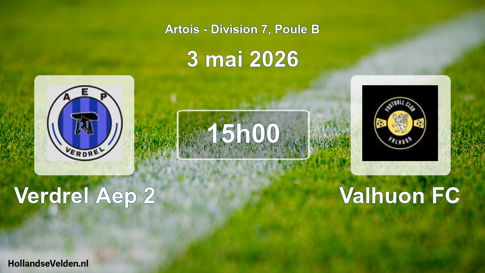 Scheduled Match: Verdrel Aep 2 - Valhuon FC (3 May 2026)