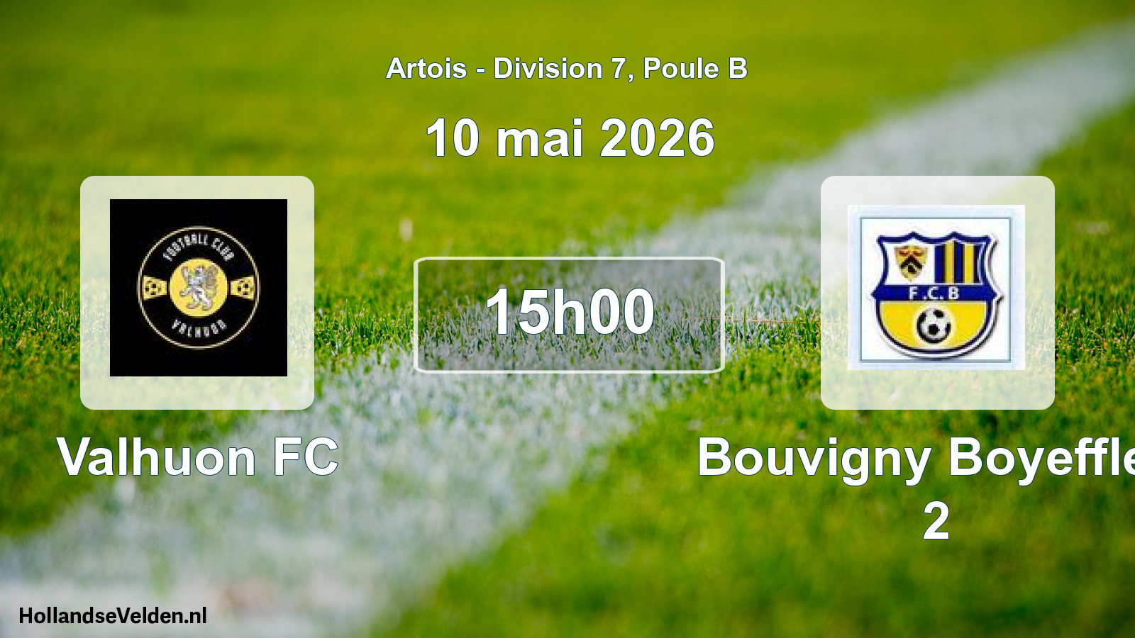 Scheduled Match: Valhuon FC - Bouvigny Boyeffles 2 (10 May 2026)