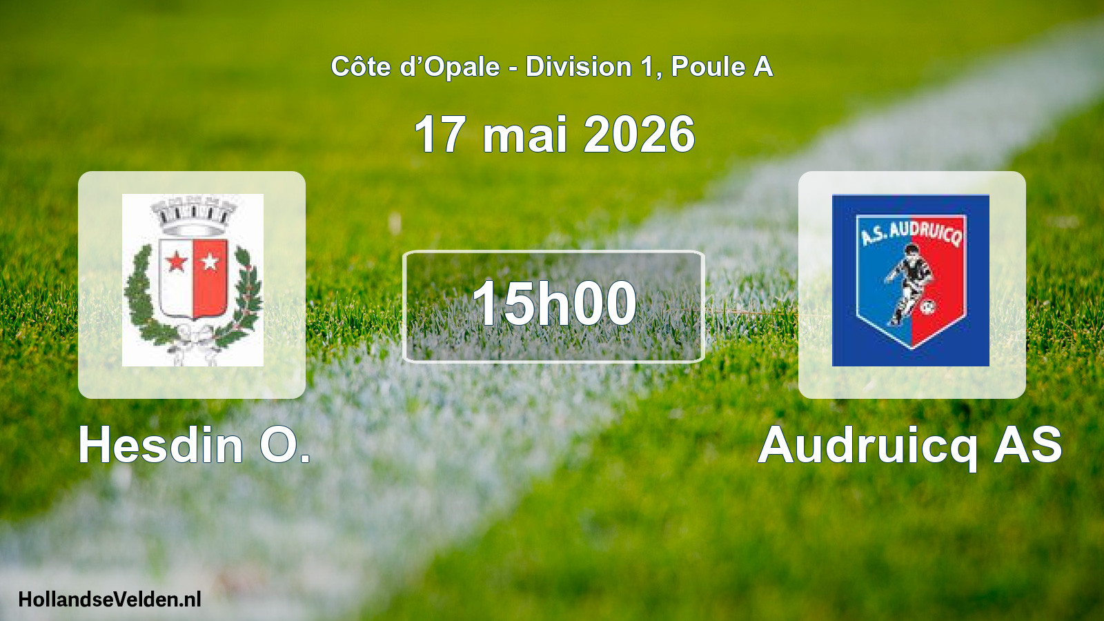 Scheduled Match: Hesdin O. - Audruicq AS (17 May 2026)