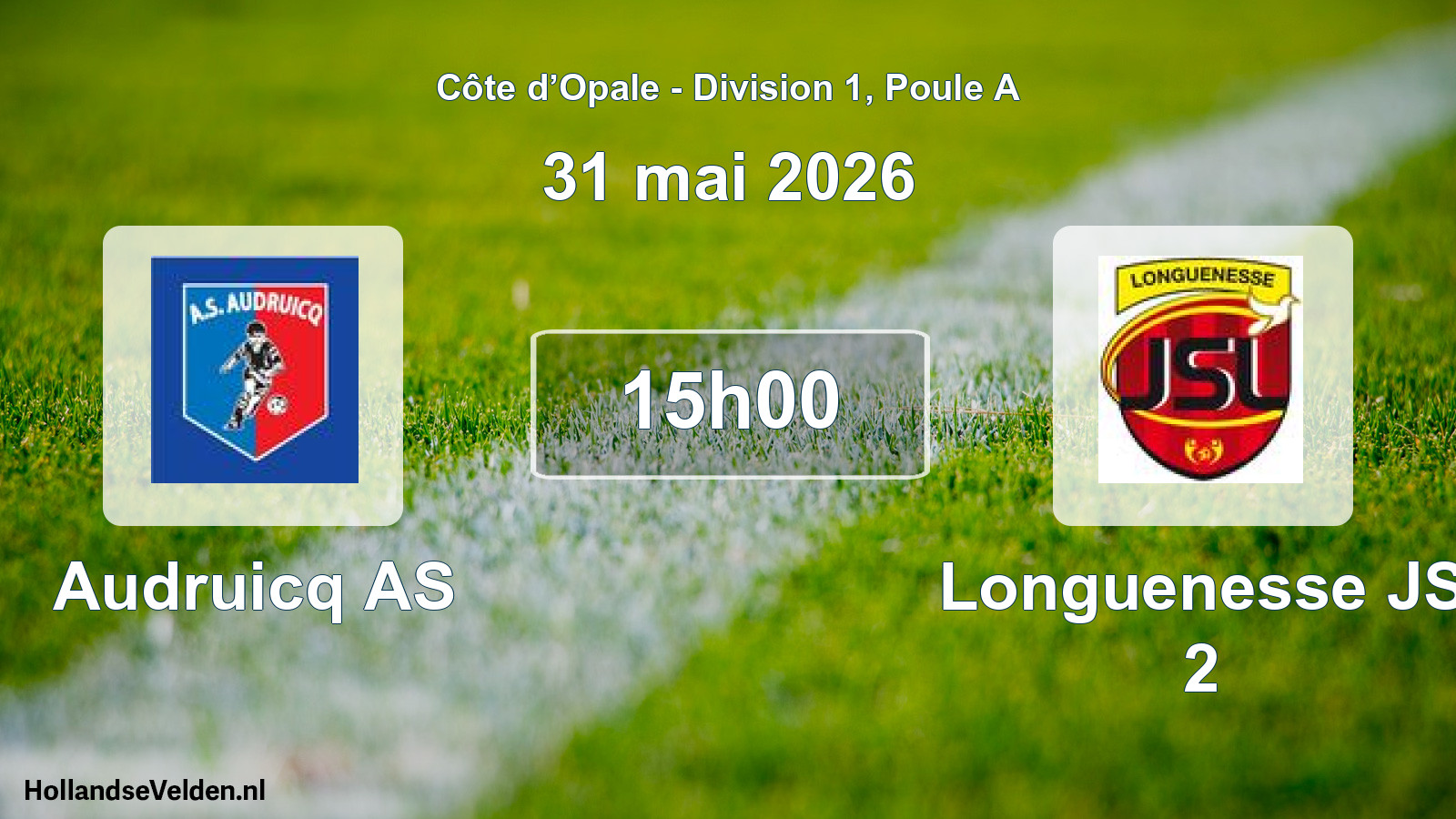 Scheduled Match: Audruicq AS - Longuenesse JS 2 (31 May 2026)