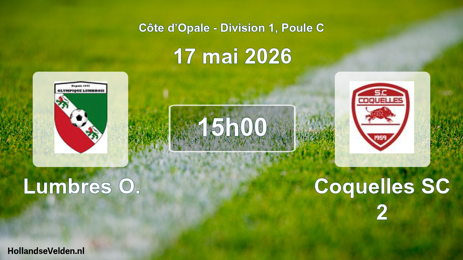 Scheduled Match: Lumbres O. - Coquelles SC 2 (17 May 2026)