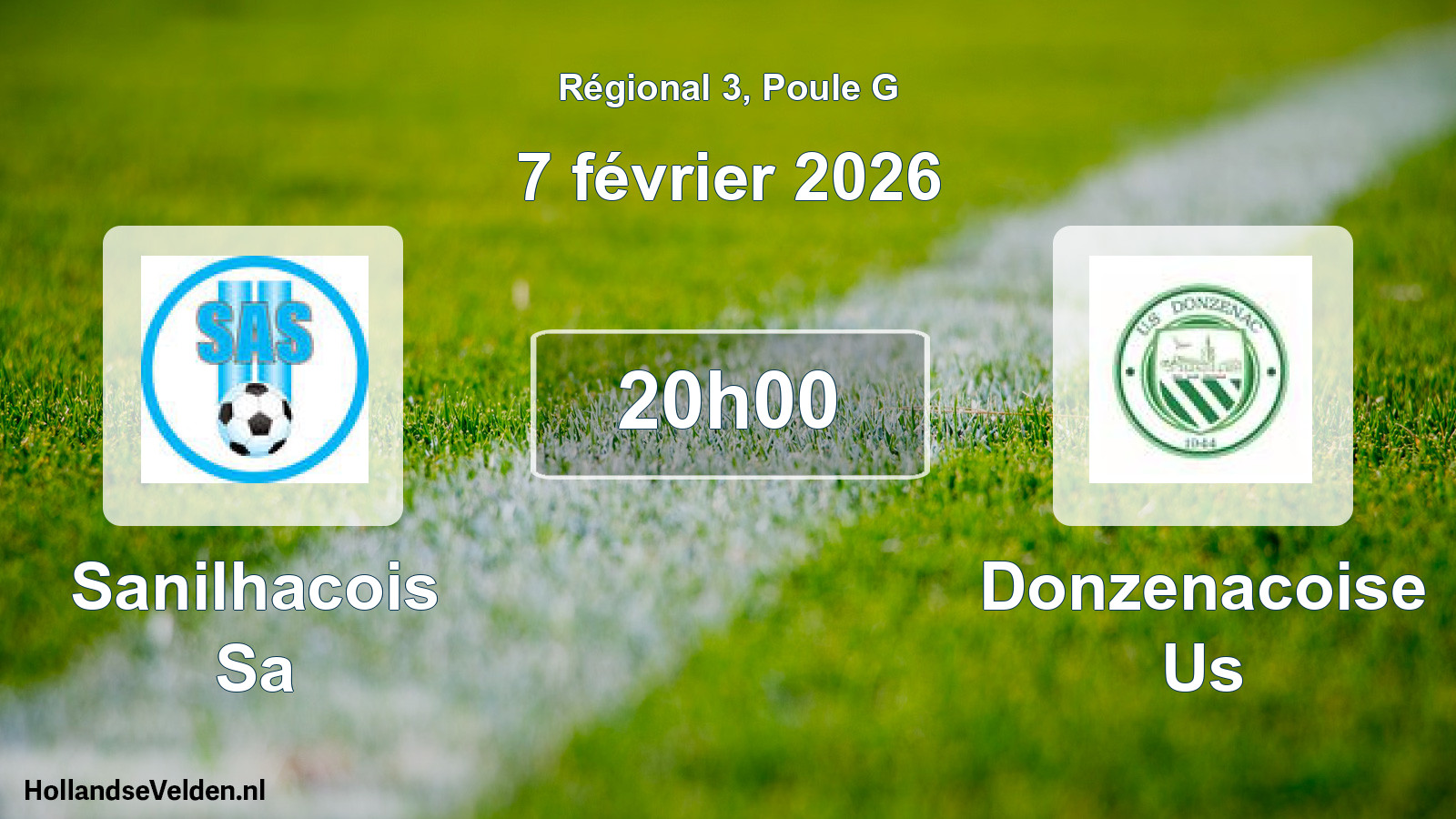 Scheduled Match: Sanilhacois Sa - Donzenacoise Us (7 February 2026)