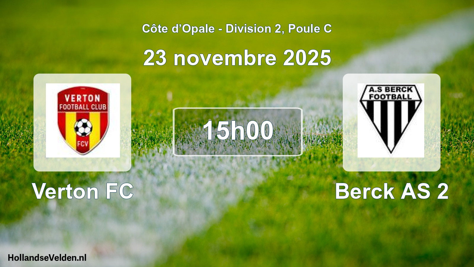 Scheduled Match: Verton FC - Berck AS 2 (23 November 2025)