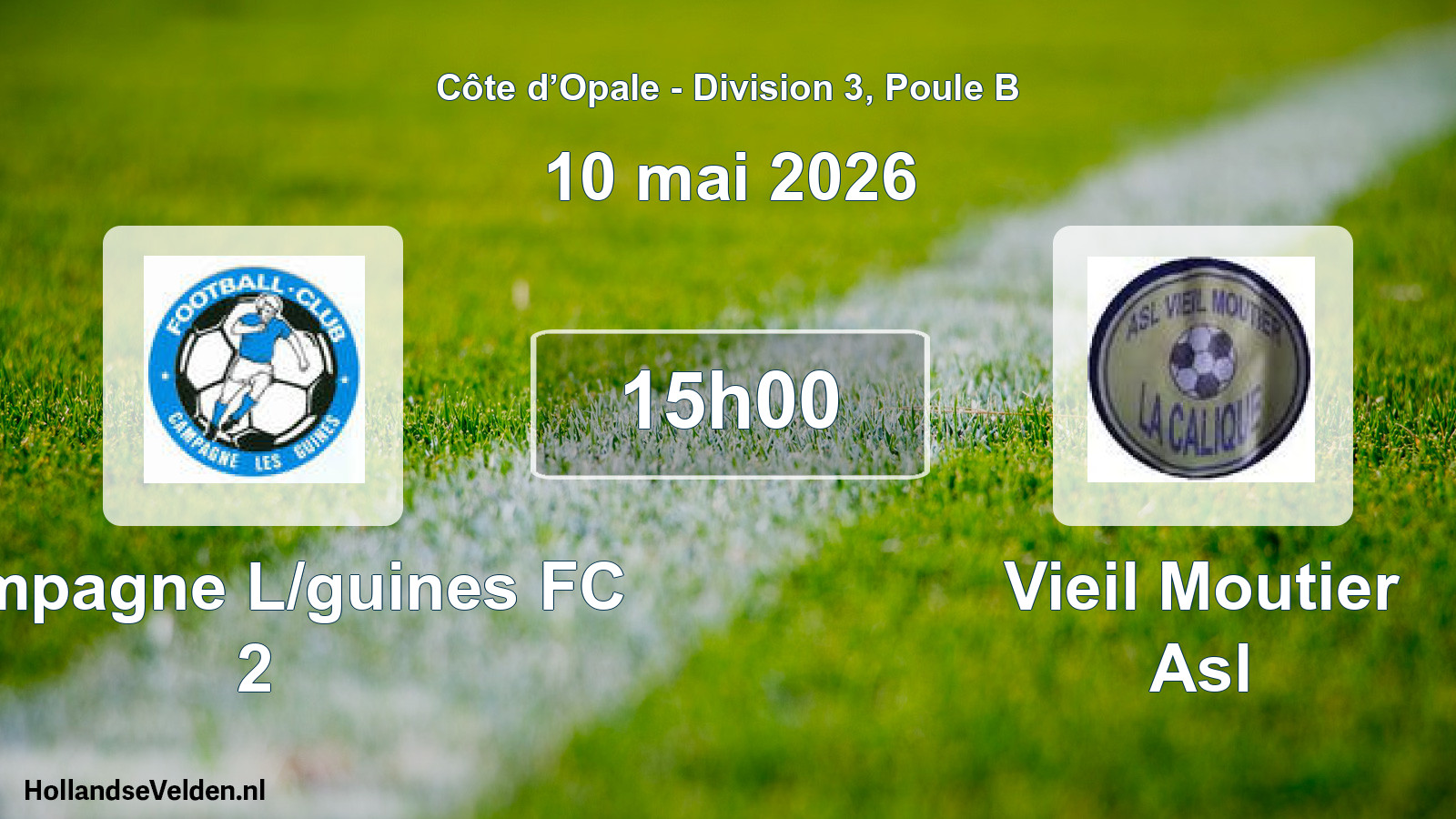 Scheduled Match: Campagne L/guines FC 2 - Vieil Moutier Asl (10 May 2026)