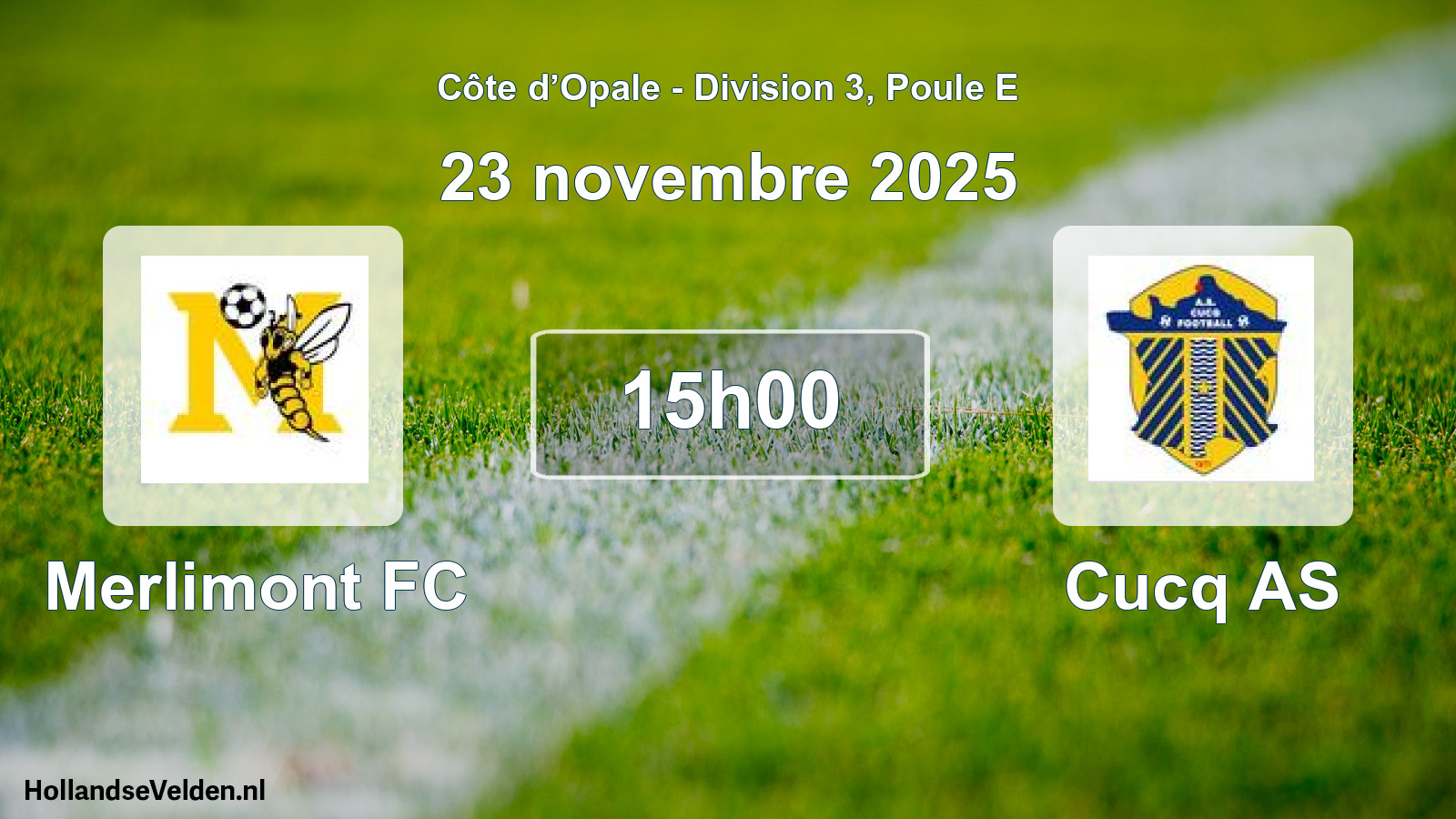 Scheduled Match: Merlimont FC - Cucq AS (23 November 2025)