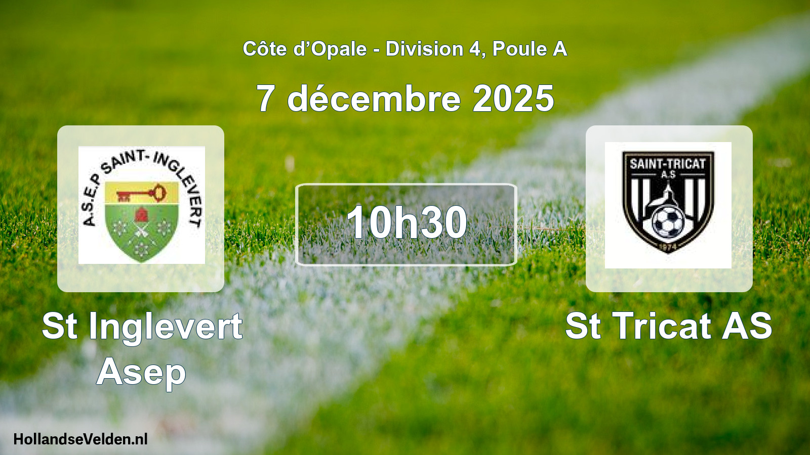 Scheduled Match: St Inglevert Asep - St Tricat AS (7 December 2025)