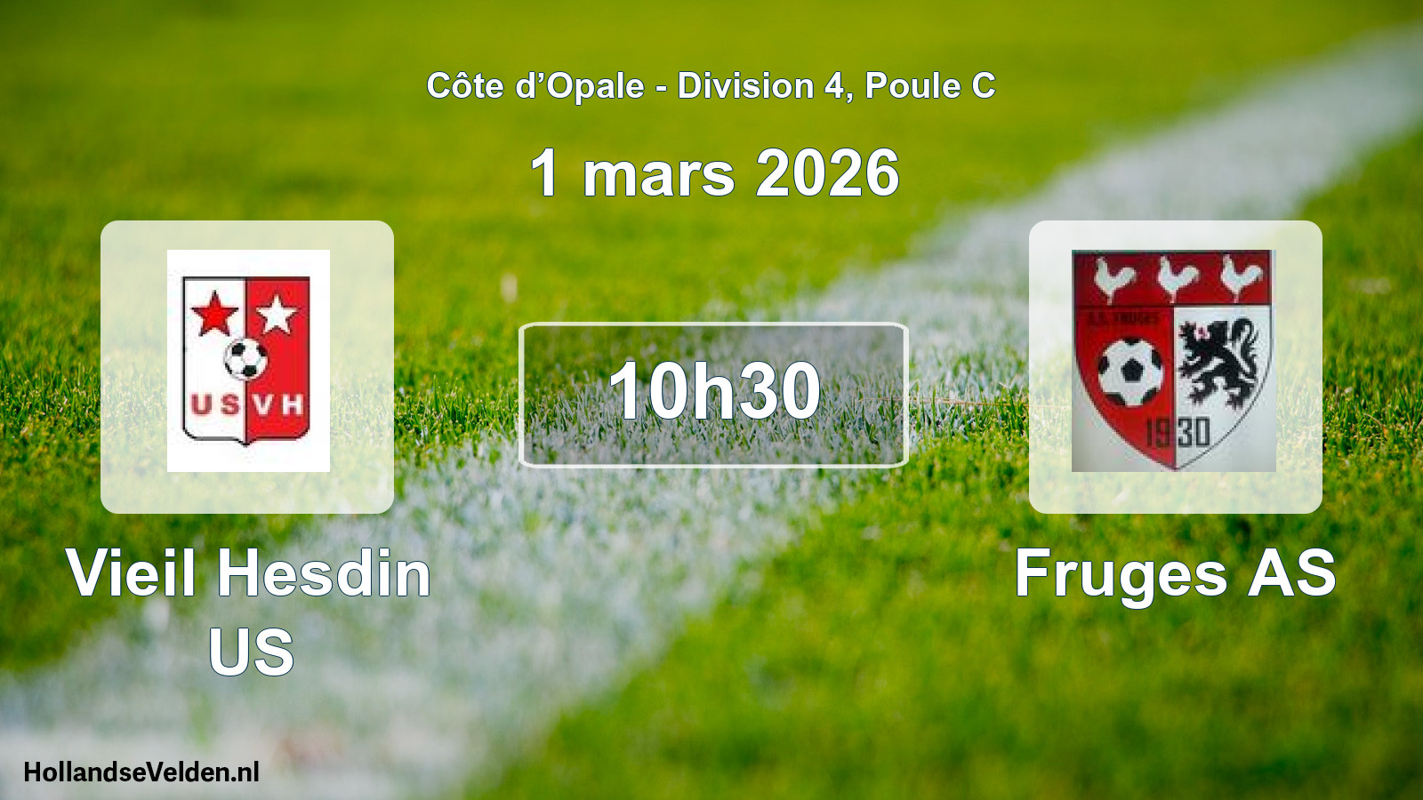Scheduled Match: Vieil Hesdin US - Fruges AS (1 March 2026)