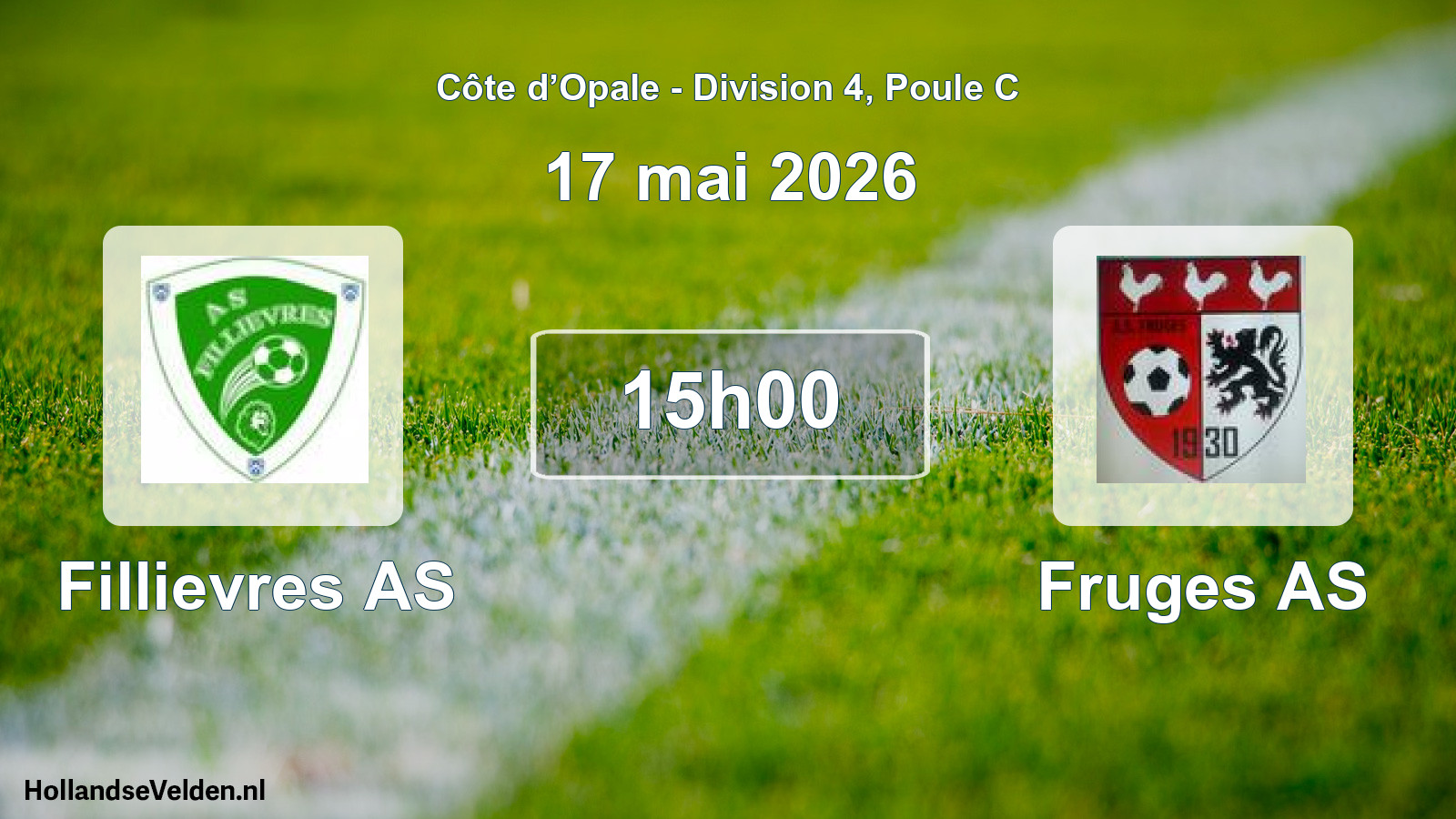 Scheduled Match: Fillievres AS - Fruges AS (17 May 2026)