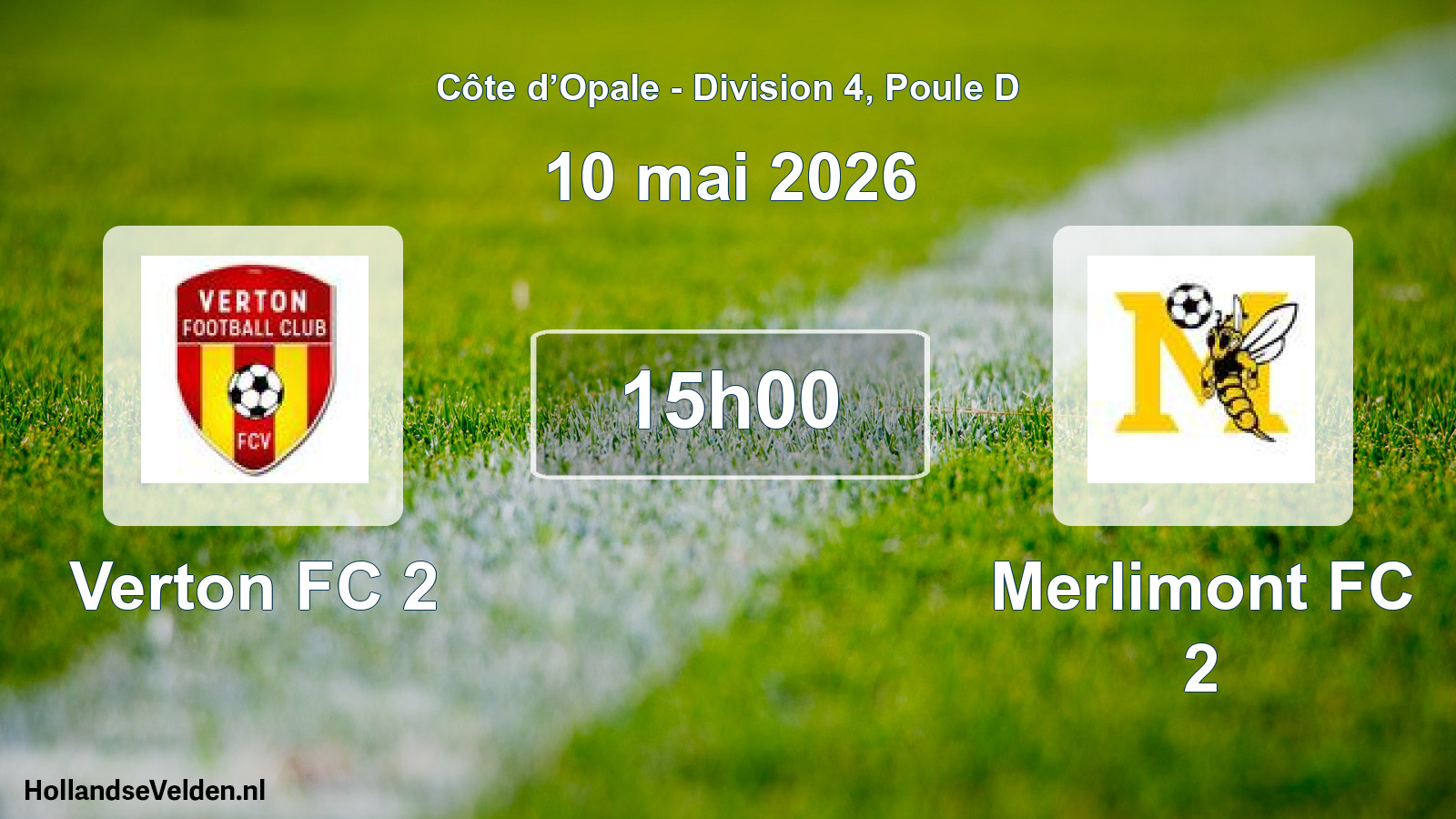 Scheduled Match: Verton FC 2 - Merlimont FC 2 (10 May 2026)