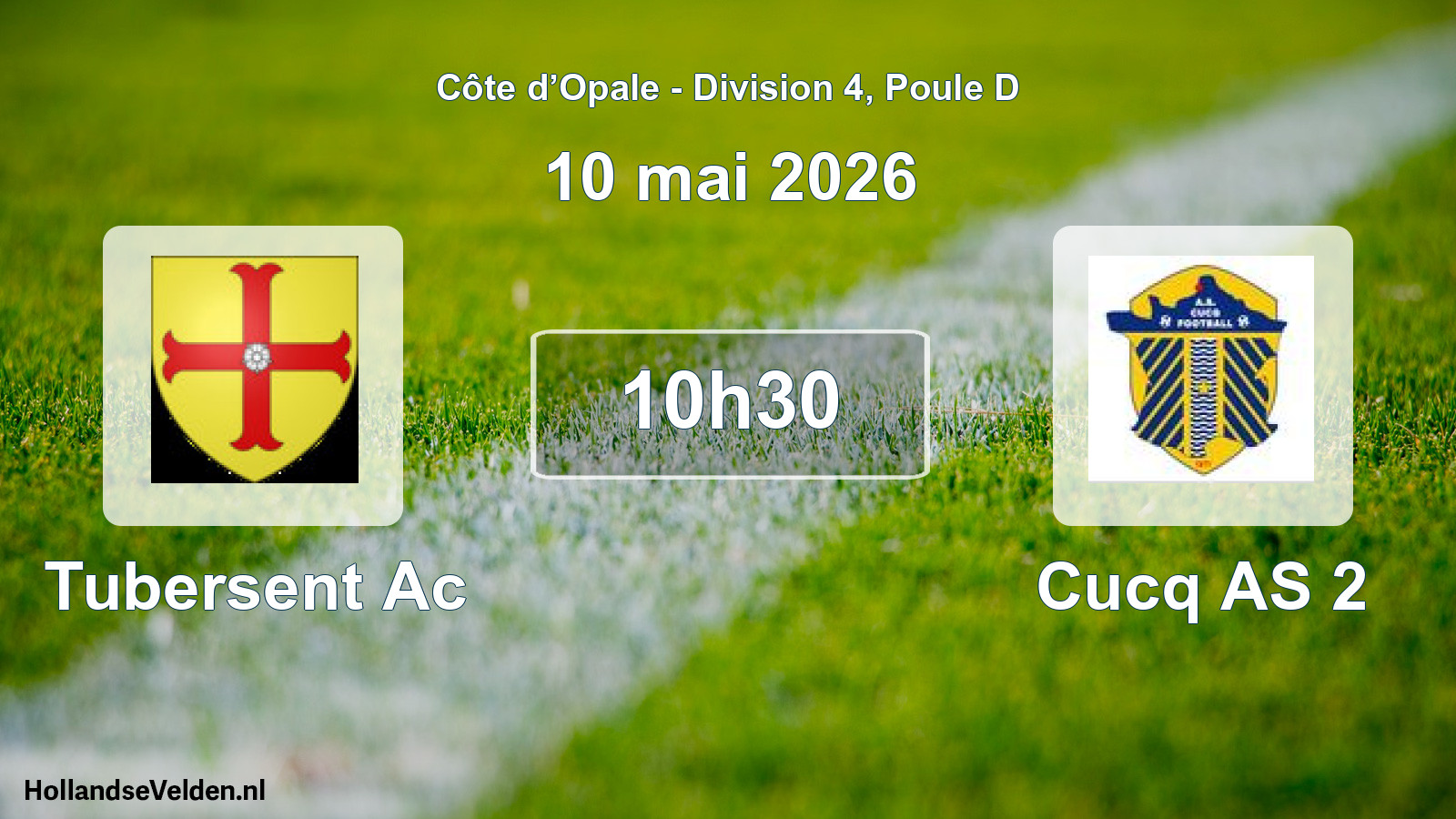Scheduled Match: Tubersent Ac - Cucq AS 2 (10 May 2026)