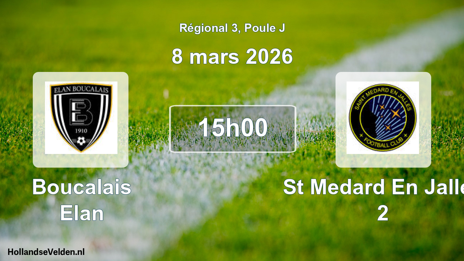 Scheduled Match: Boucalais Elan - St Medard En Jalles 2 (8 March 2026)