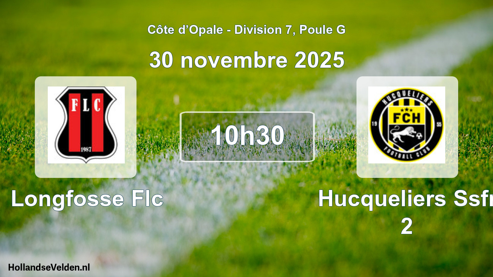 Match programmé: Longfosse Flc - Hucqueliers Ssfr 2 (30 novembre 2025)
