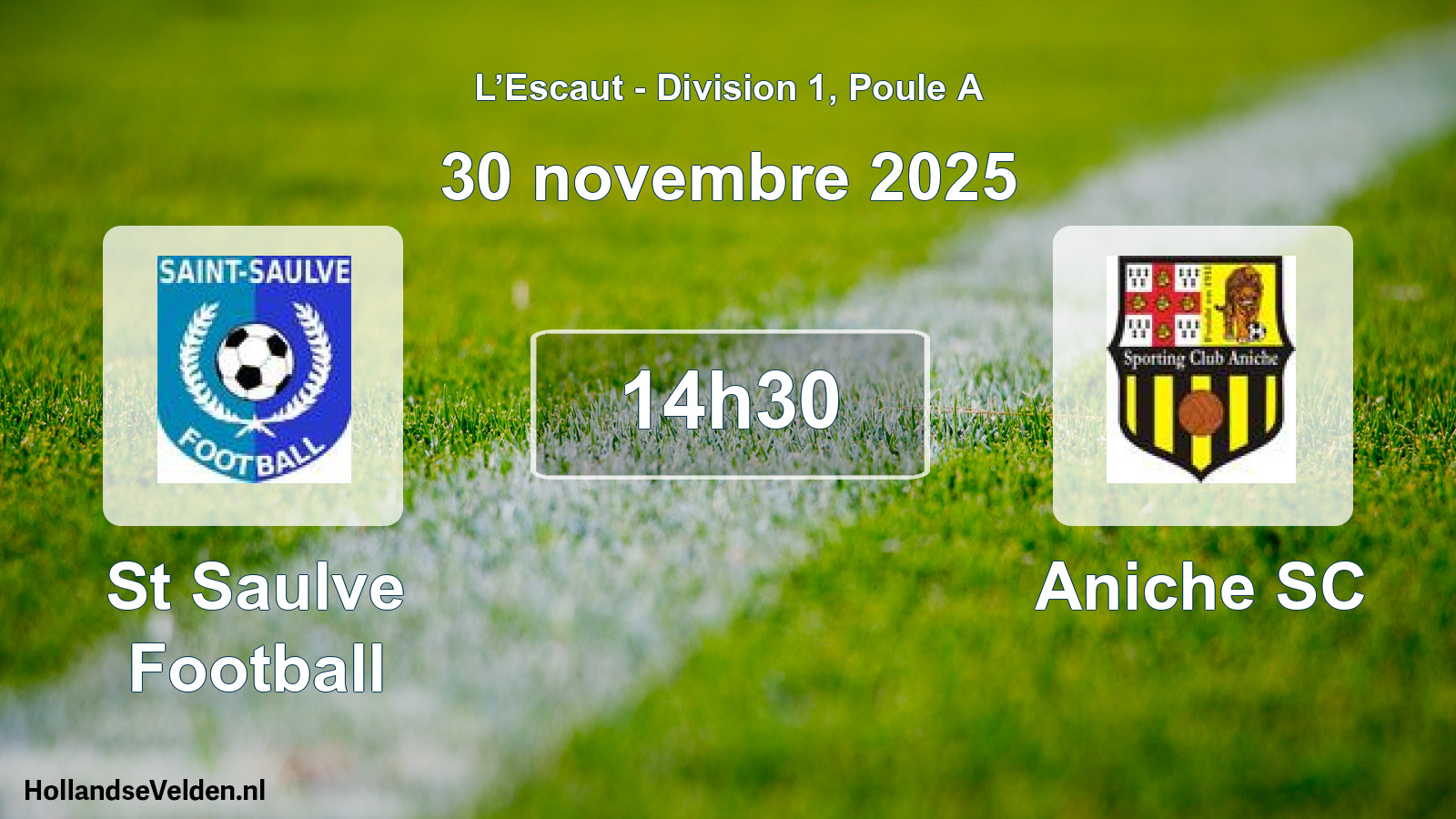 Geplande wedstrijd: St Saulve Football - Aniche SC (30 november 2025)