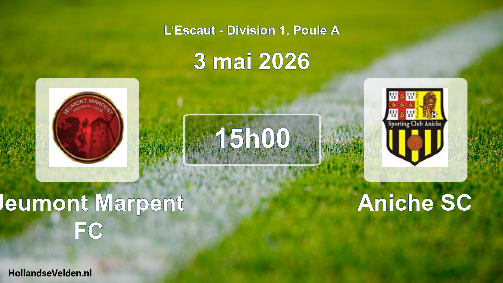 Scheduled Match: Jeumont Marpent FC - Aniche SC (3 May 2026)