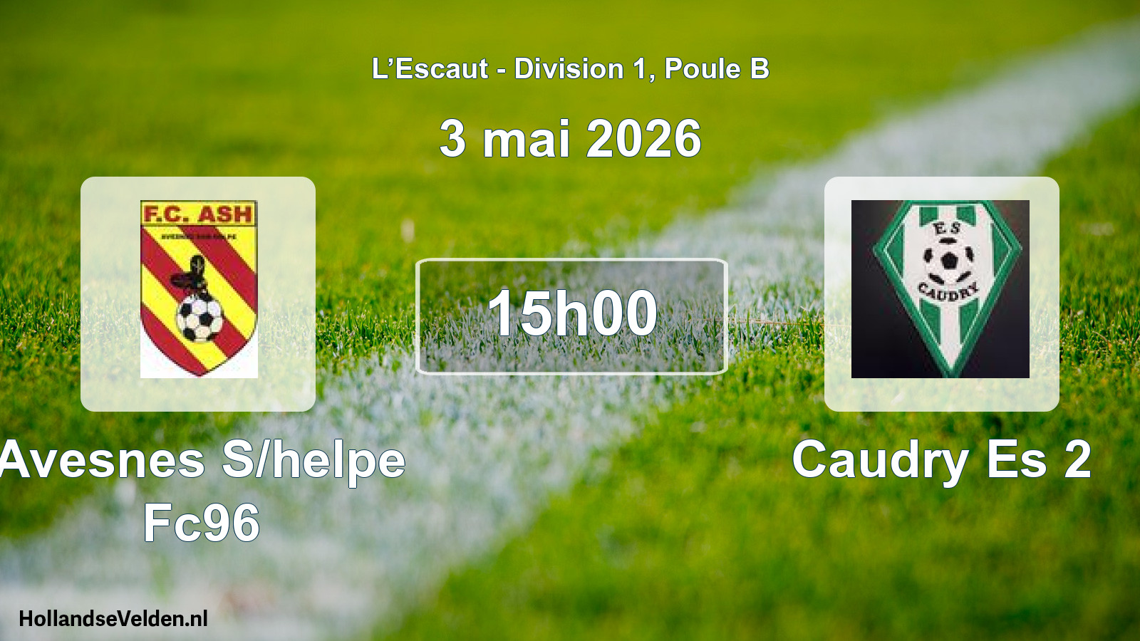 Scheduled Match: Avesnes S/helpe Fc96 - Caudry Es 2 (3 May 2026)
