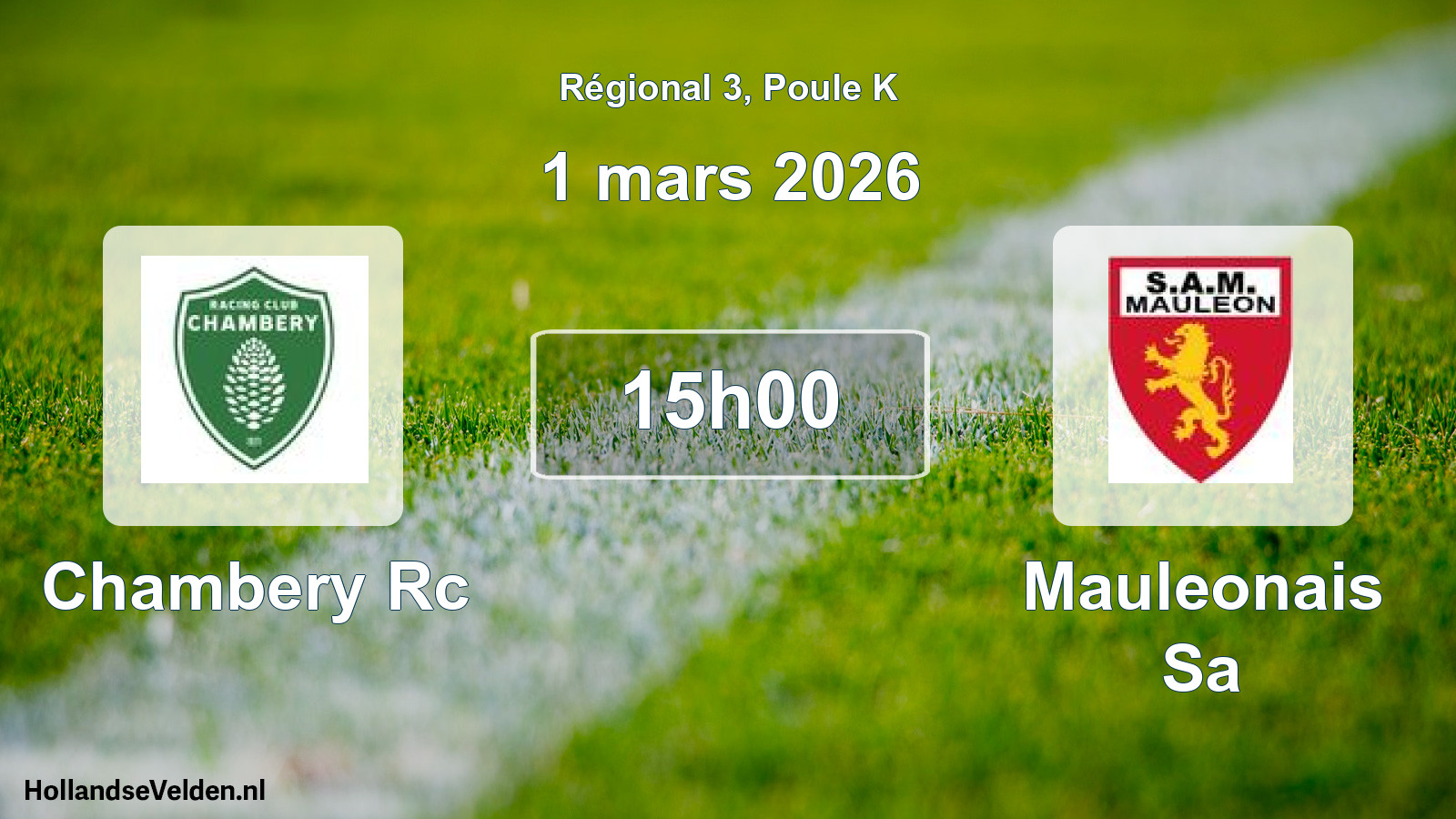 Scheduled Match: Chambery Rc - Mauleonais Sa (1 March 2026)