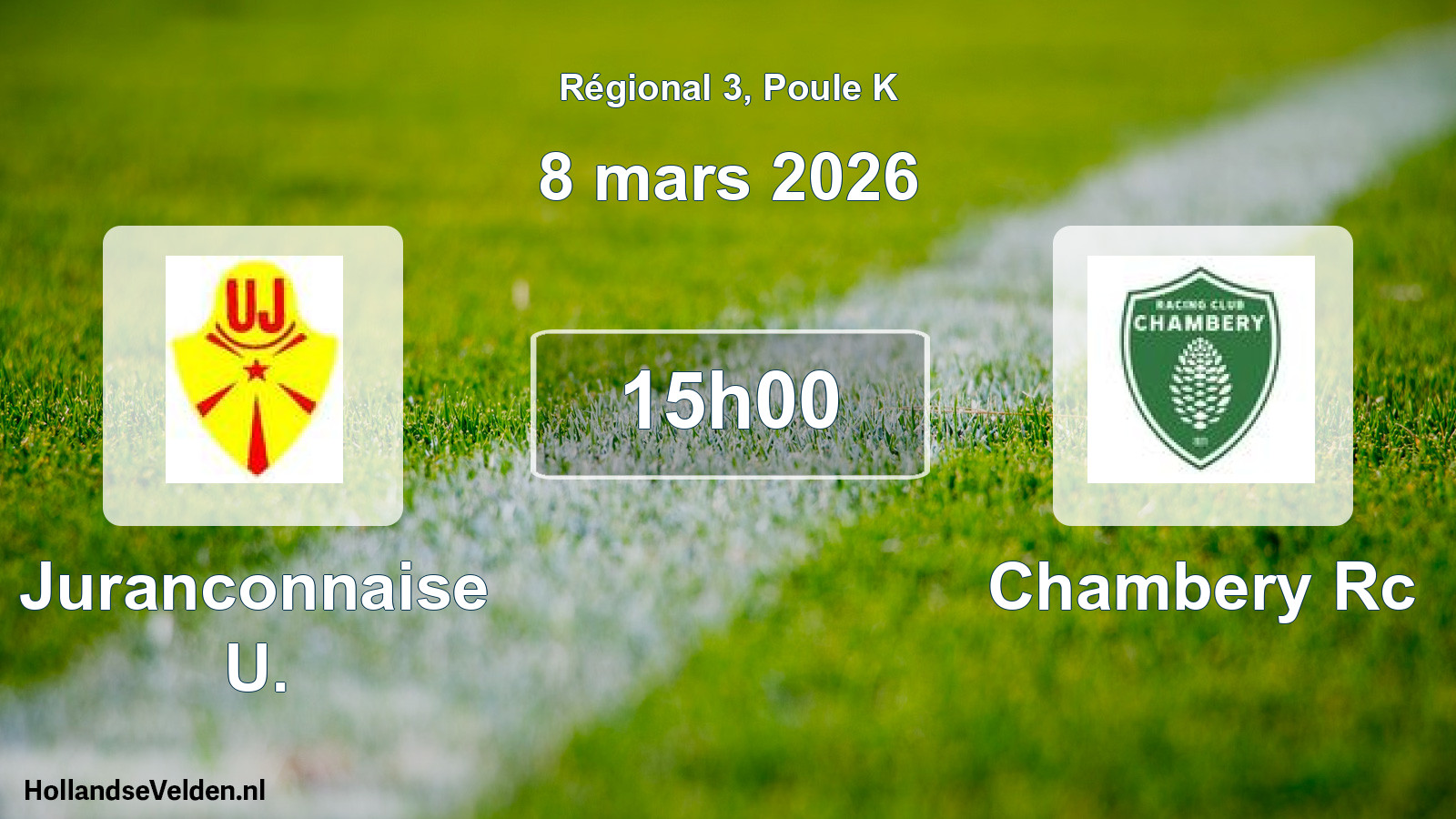 Scheduled Match: Juranconnaise U. - Chambery Rc (8 March 2026)