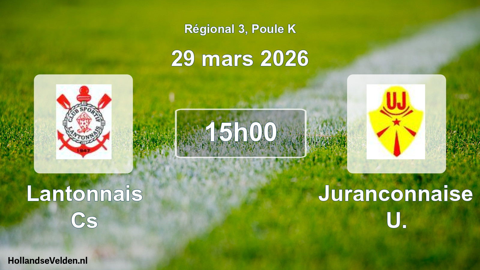 Scheduled Match: Lantonnais Cs - Juranconnaise U. (29 March 2026)