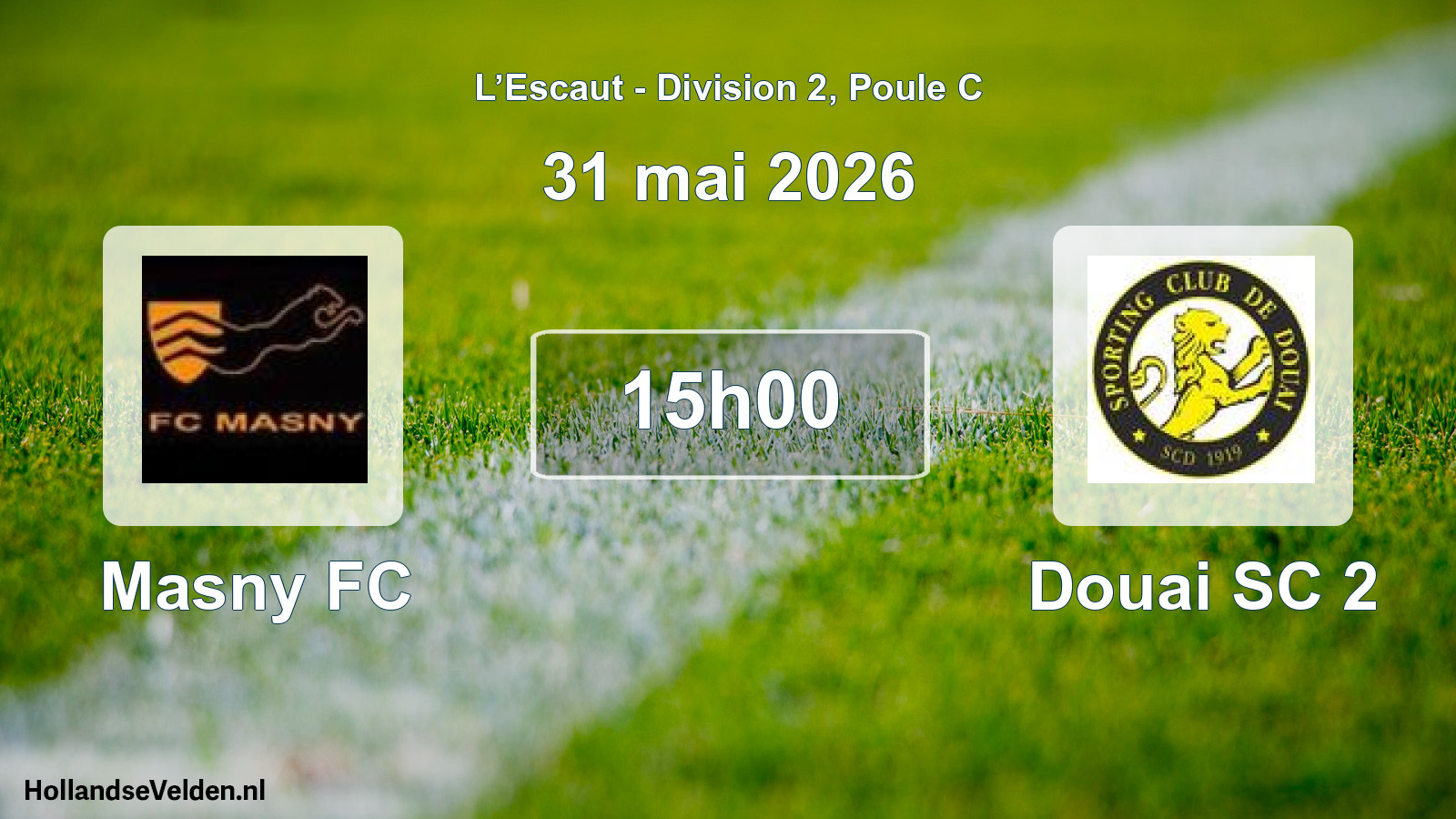 Geplande wedstrijd: Masny FC - Douai SC 2 (31 mei 2026)