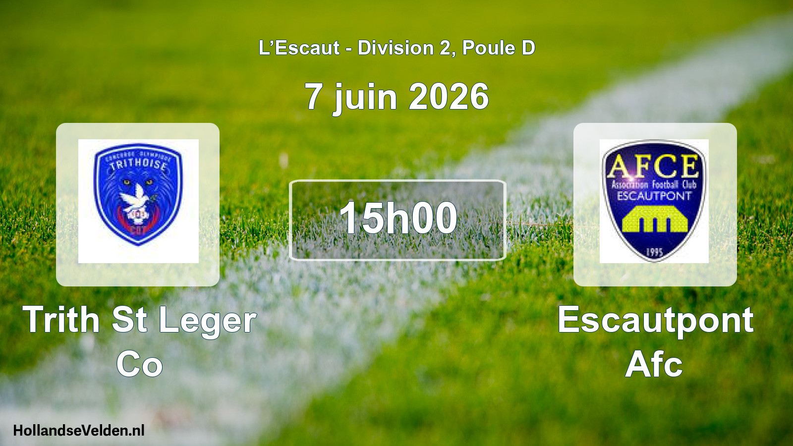 Geplande wedstrijd: Trith St Leger Co - Escautpont Afc (7 juni 2026)