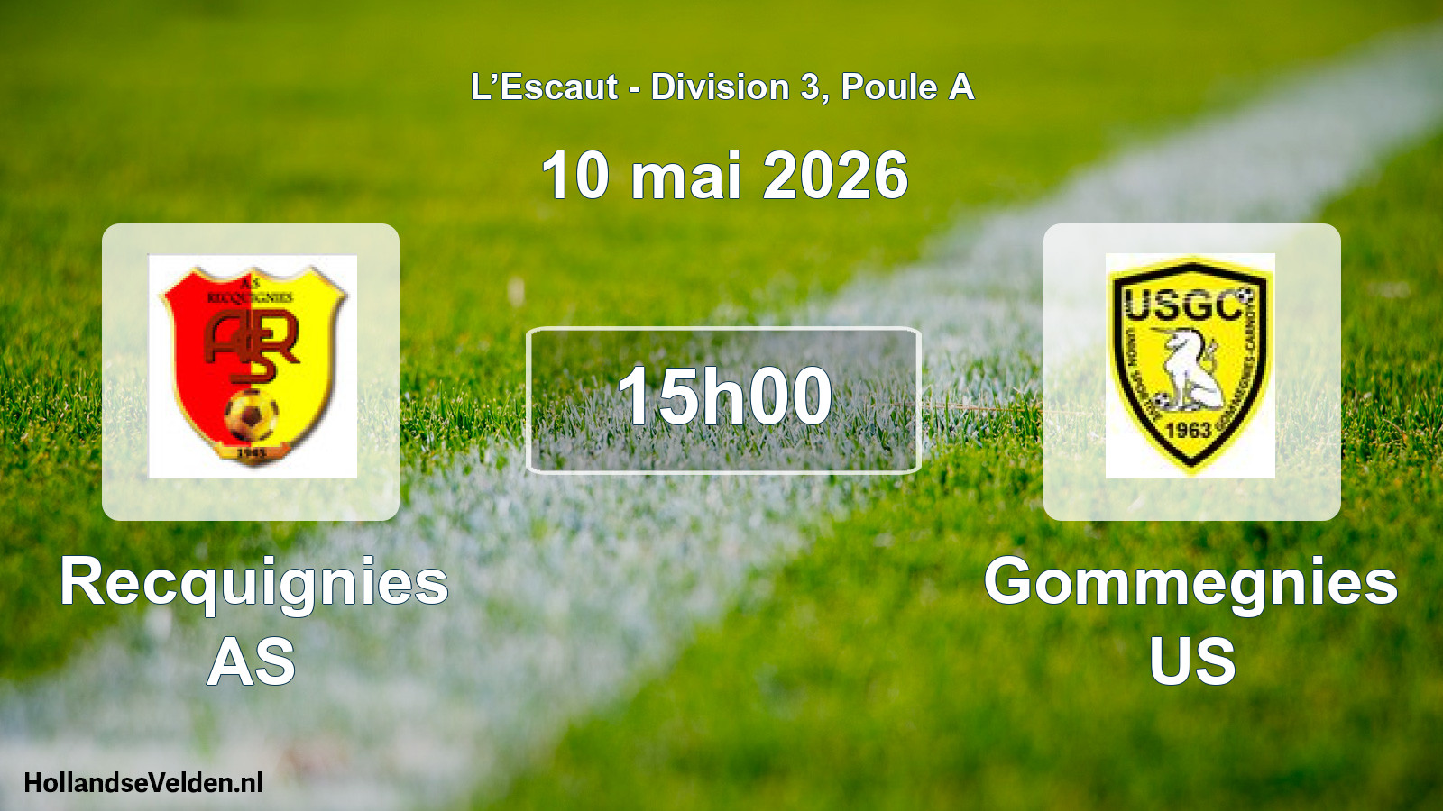 Scheduled Match: Recquignies AS - Gommegnies US (10 May 2026)