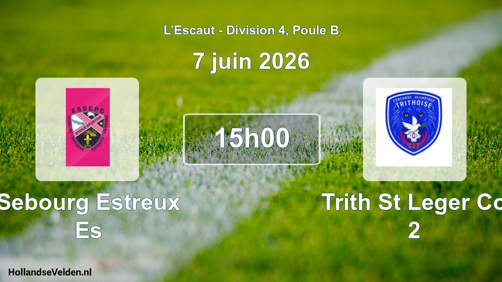 Scheduled Match: Sebourg Estreux Es - Trith St Leger Co 2 (7 June 2026)