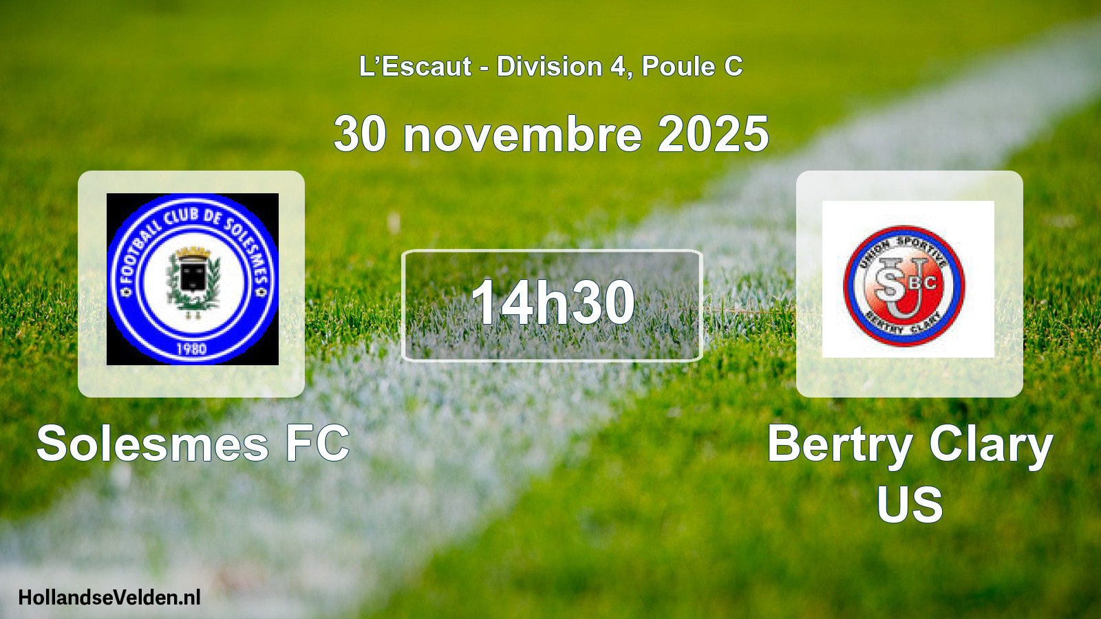 Scheduled Match: Solesmes FC - Bertry Clary US (30 November 2025)