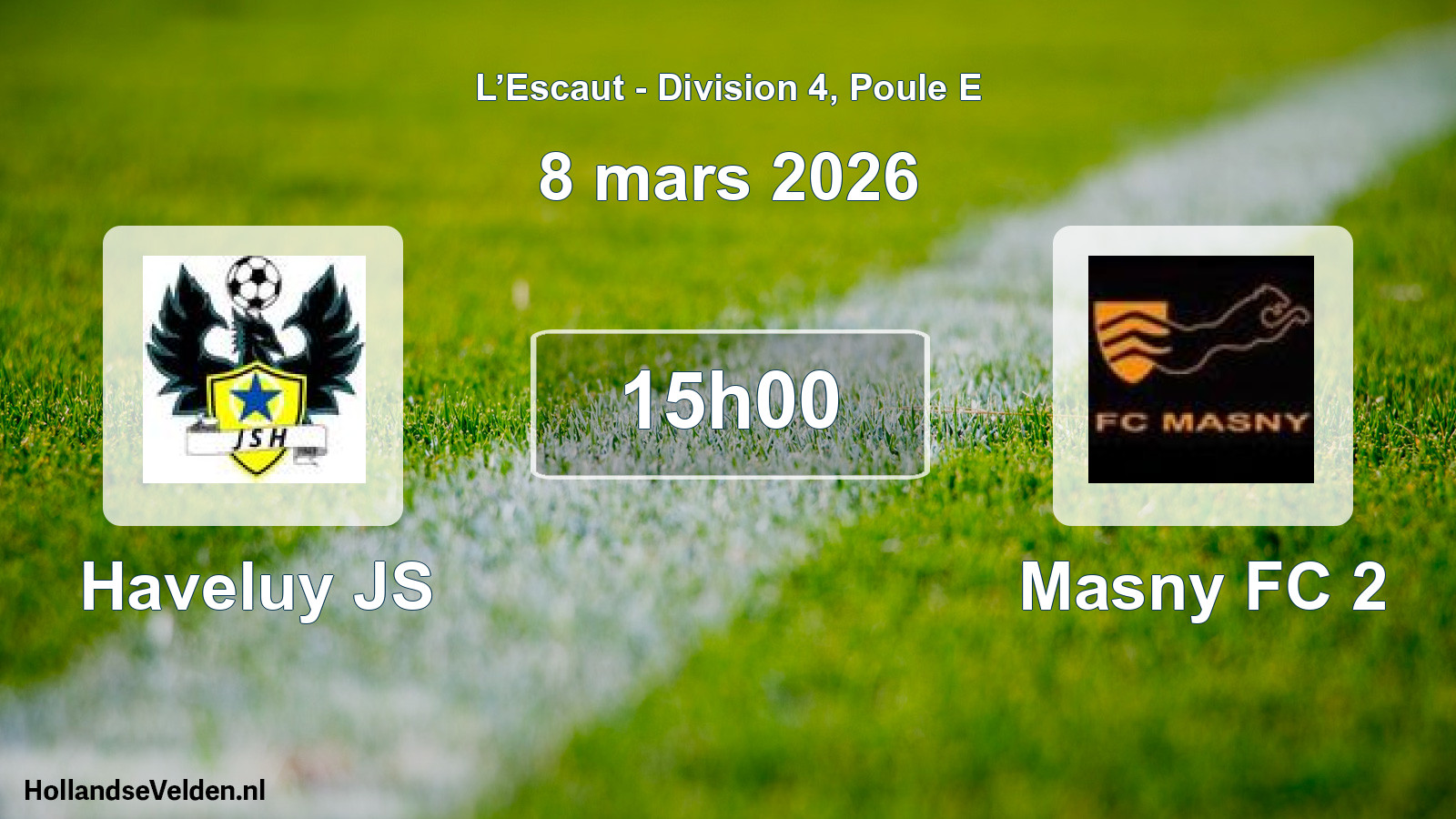 Scheduled Match: Haveluy JS - Masny FC 2 (8 March 2026)