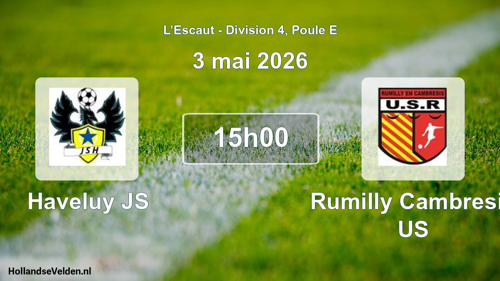 Geplande wedstrijd: Haveluy JS - Rumilly Cambresis US (3 mei 2026)