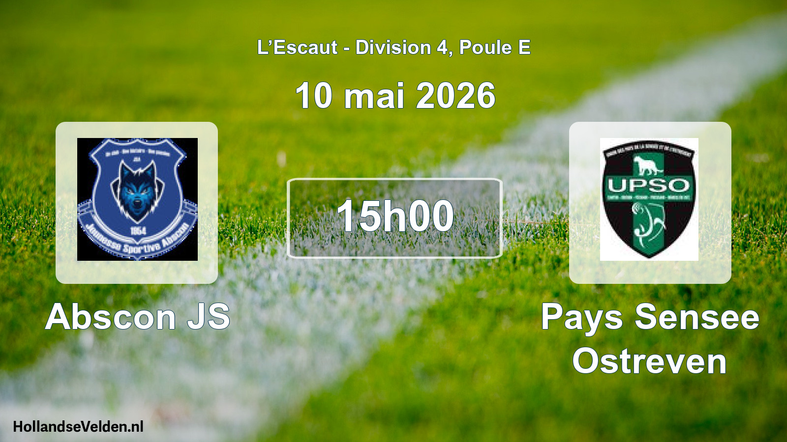 Scheduled Match: Abscon JS - Pays Sensee Ostreven (10 May 2026)