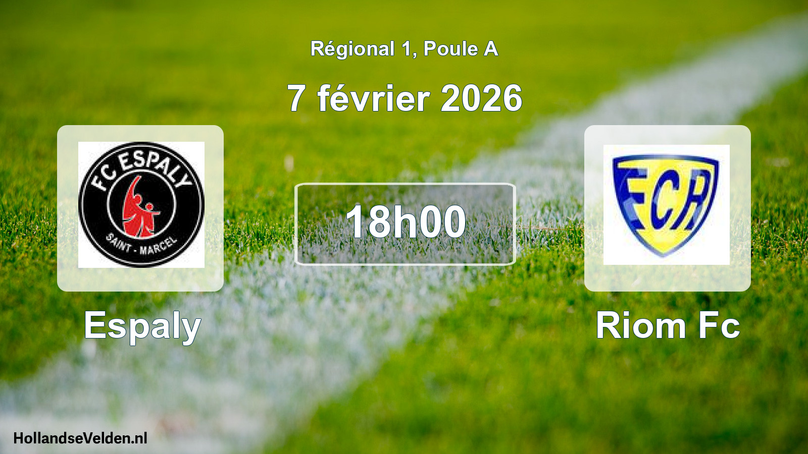 Geplande wedstrijd: Espaly - Riom Fc (7 février 2026)