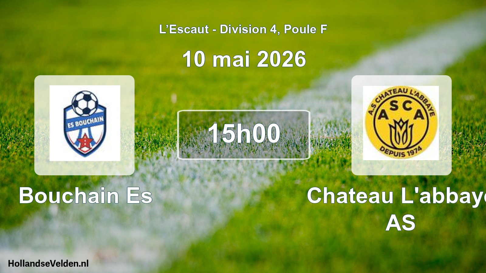 Scheduled Match: Bouchain Es - Chateau L'abbaye AS (10 May 2026)