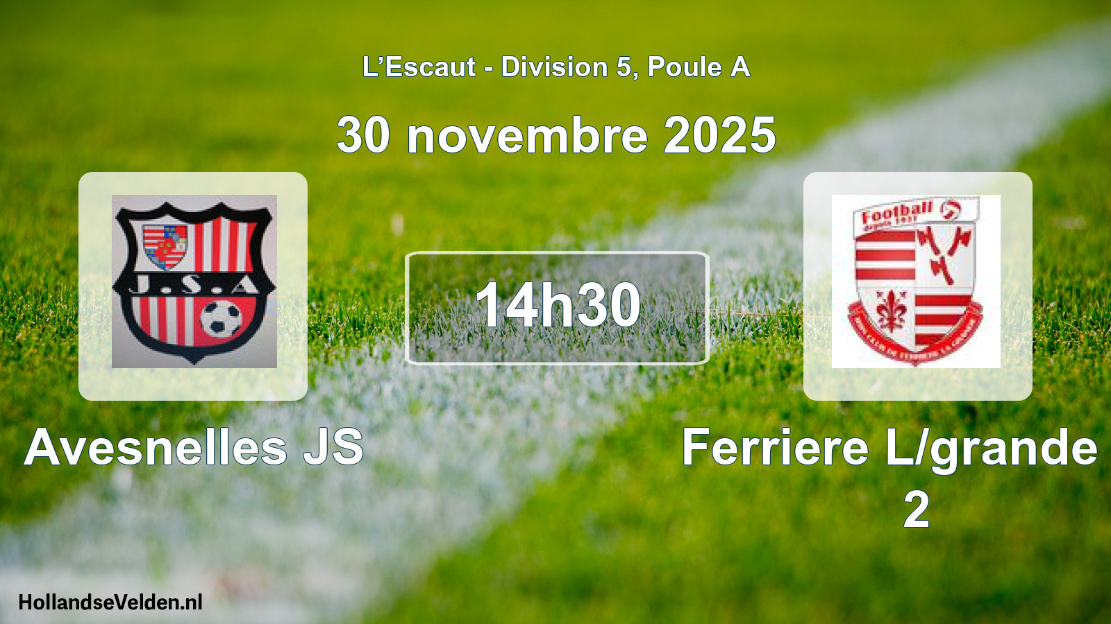 Match programmé: Avesnelles JS - Ferriere L/grande Ic 2 (30 novembre 2025)
