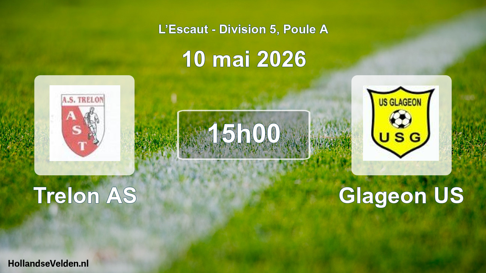 Match programmé: Trelon AS - Glageon US (10 mai 2026)