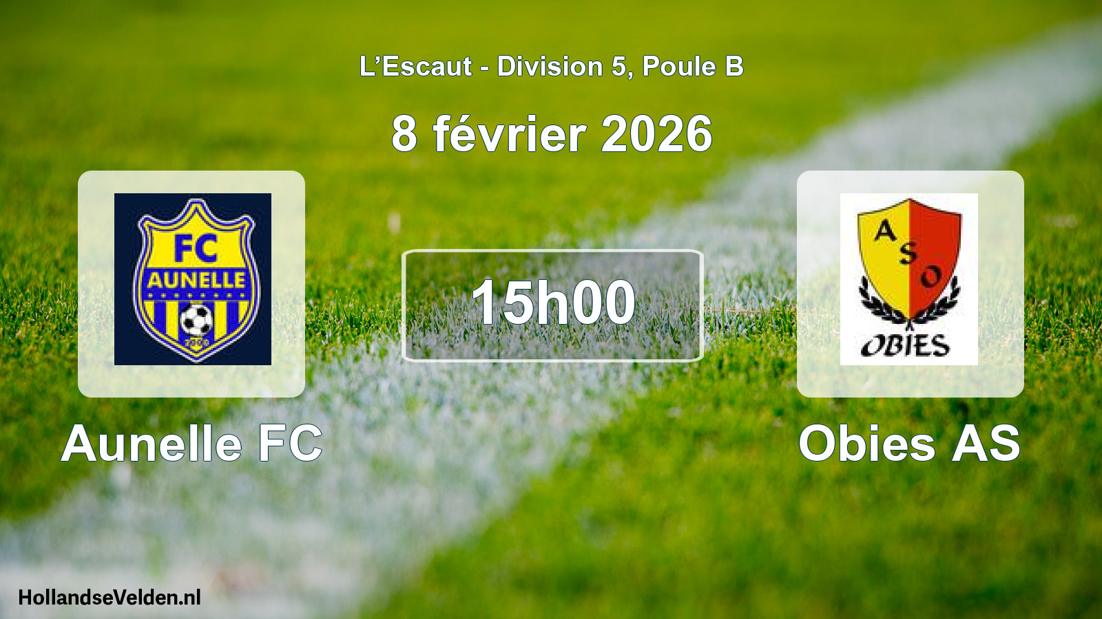 Scheduled Match: Aunelle FC - Obies AS (8 February 2026)