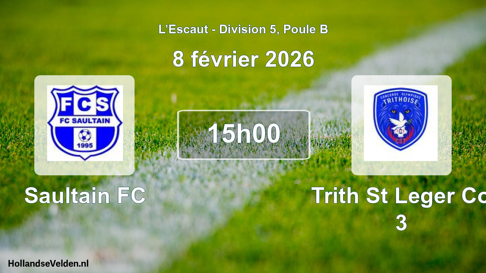 Scheduled Match: Saultain FC - Trith St Leger Co 3 (8 February 2026)