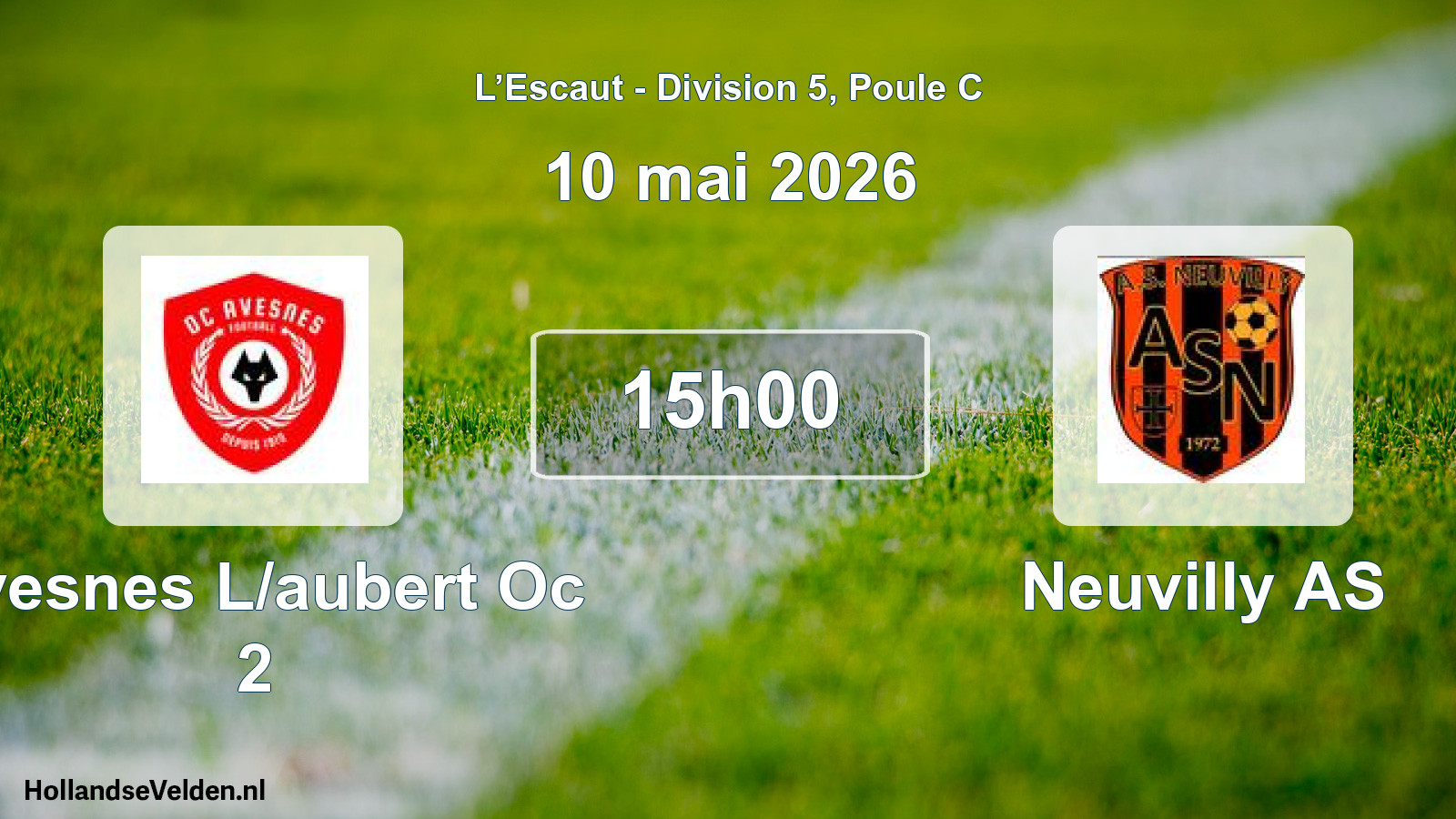 Scheduled Match: Avesnes L/aubert Oc 2 - Neuvilly AS (10 May 2026)