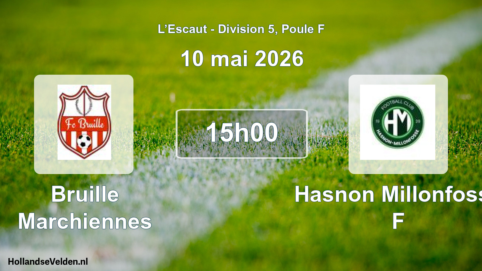Match programmé: Bruille Marchiennes - Hasnon Millonfosse F (10 mai 2026)