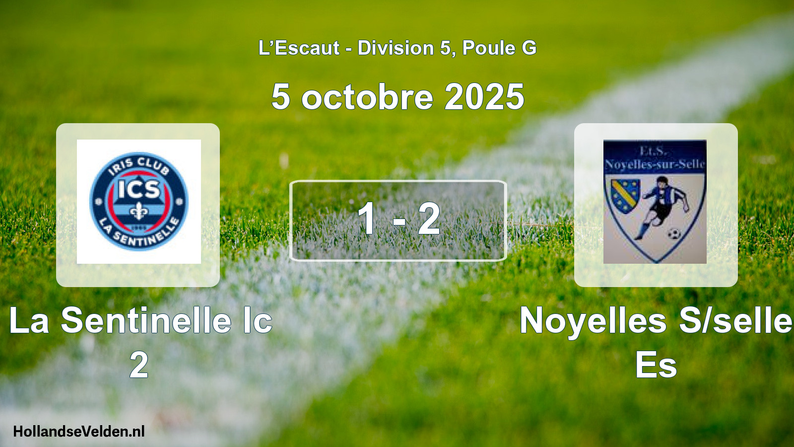 Total number of matches played: La Sentinelle Ic 2 - Noyelles S/selle Es 1 - 2 (5 October 2025)