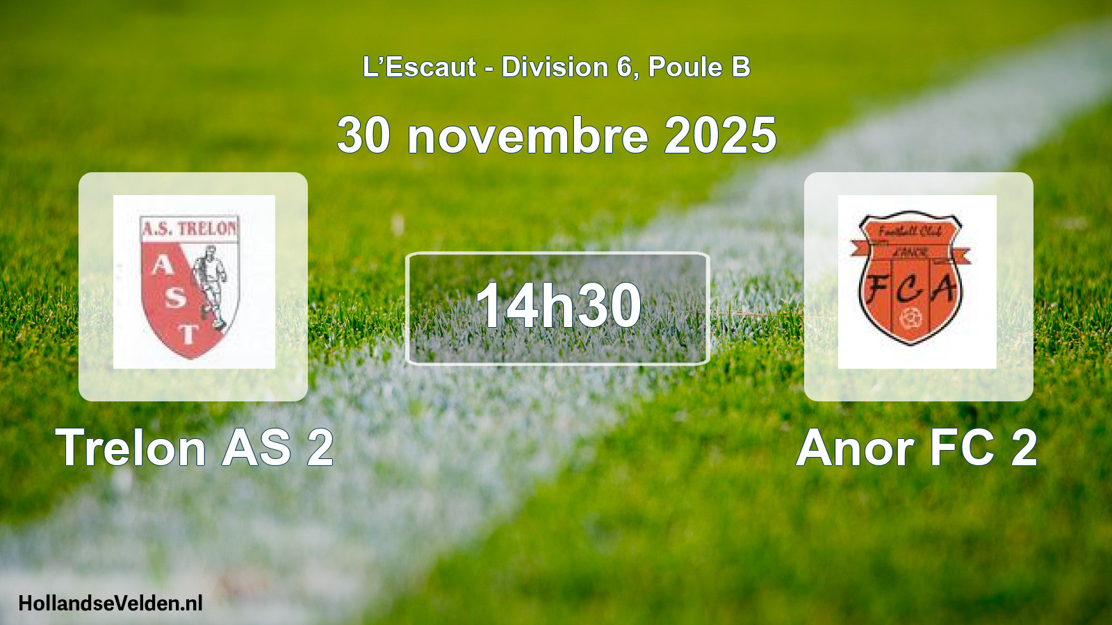 Scheduled Match: Trelon AS 2 - Anor FC 2 (30 November 2025)