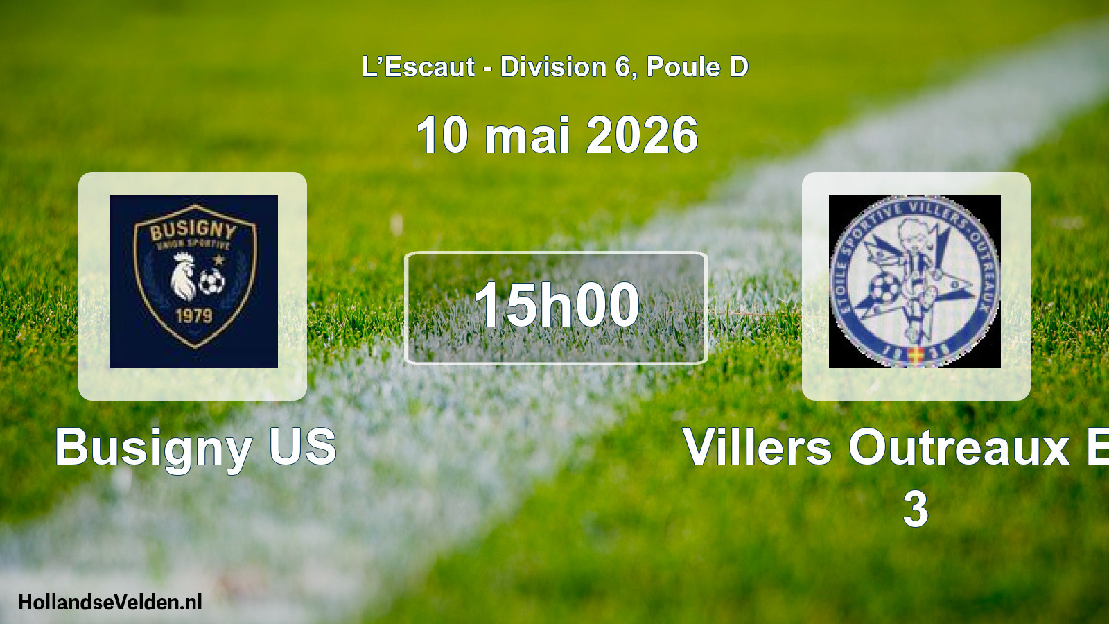 Match programmé: Busigny US - Villers Outreaux Es 3 (10 mai 2026)
