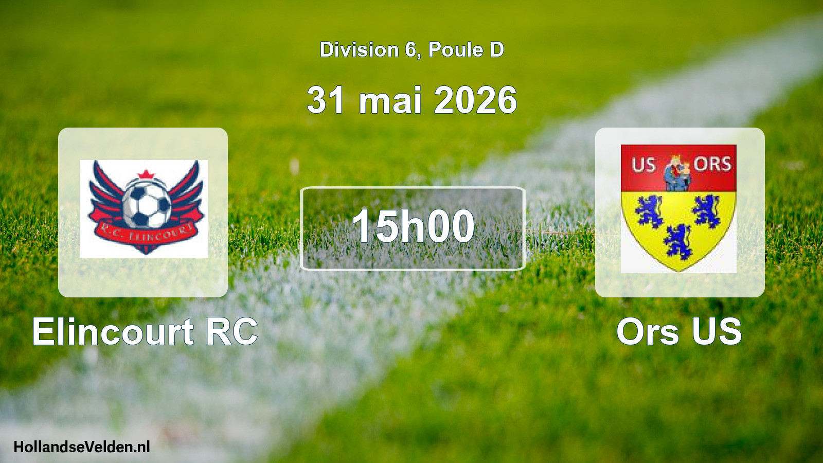 Scheduled Match: Elincourt RC - Ors US (31 May 2026)